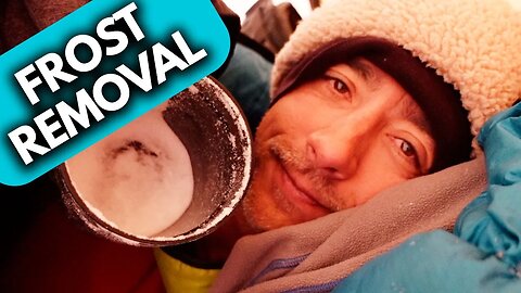 Frost Removal From Tent Sleeping Bag Climbing Denali (4k UHD)