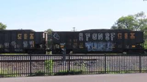 CSX T013 Loaded Coal Train Fostoria, Ohio September 26, 2021