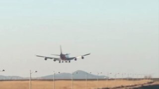 Airplanes landing at Airport