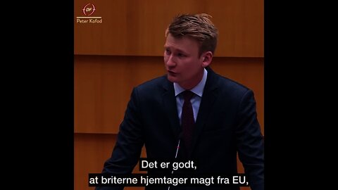 Peter Kofods Brexit-tale: Brexit er resultatet af for meget (udemokratisk og kommunistisk) EU!