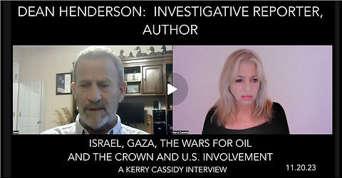 DEAN HENDERSON: MIDDLE EAST ISRAEL GAZA, U.S. AND THE CROWN INVOLVEMENT
