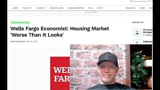 WELLS FARGO WARNS ON HOUSING, PULLS BACK ON MORTGAGE LENDING, HOUSING CRASH RISK.