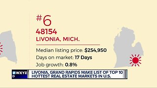 Livonia is the hottest real estate market in metro Detroit, Grand Rapids is #1 in nation