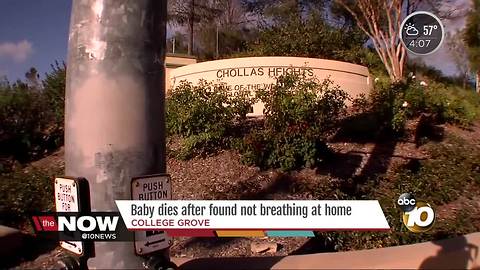 Baby dies after found not breathing at College Grove home