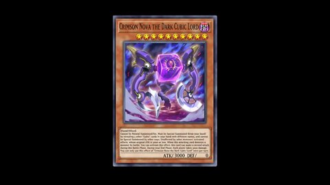 Yu Gi Oh! Crimson Nova The Dark Cubic Lord