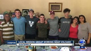 Valor Christian High School students in Guatemala during volcanic eruption