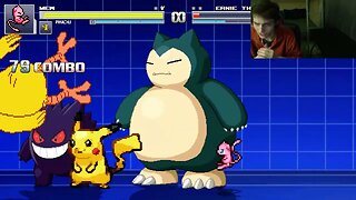 Pokemon Characters (Pikachu, Gengar, Snorlax, And Mew) VS Ernie The Giant Chicken In An Epic Battle