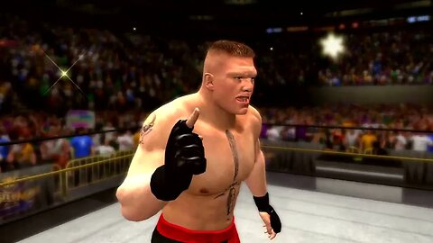 WWE 2K14 Gameplay Brock Lesnar vs Darren Young