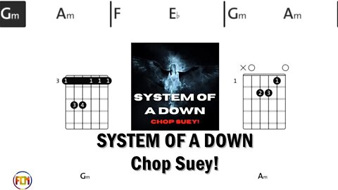 SYSTEM OF A DOWN Chop Suey! - Guitar Chords & Lyrics HD