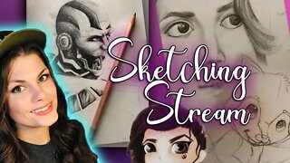 Knights of the Old Republic Sketchbook - Drawing Stream