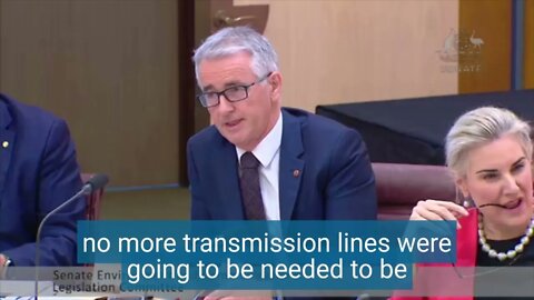 Transmission lines not costed - Senate Estimates 7.11.22