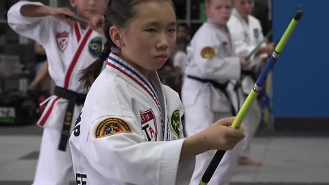 11 year old girl receives bronze medal at the World martial arts tournament