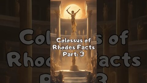 Colossus of Rhodes Unveiled: Part 3! 🗽✨ #wondersoftheword