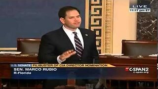 Senator Rubio Speaks On the Senate Floor As Brennan Filibuster Continues