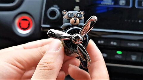 Car Air Freshener Bear Pilot Unboxing and Review