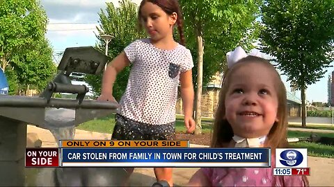 Toddler's family robbed while she recovers from surgery at Children's