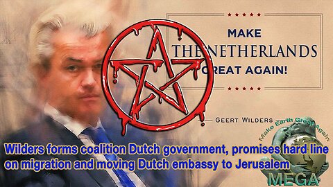 Wilders forms coalition Dutch "government", promises hard line on migration and moving Dutch embassy to Jerusalem