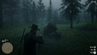 Red Dead Redemption 2 Bear attack