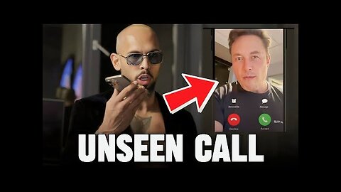 Andrew Tate's PRIVATE CALL With Elon Musk (EXCLUSIVE)