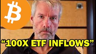Bitcoin ETF Tsunami is About to Get 100x Bigger - Michael Saylor 2024 Projection
