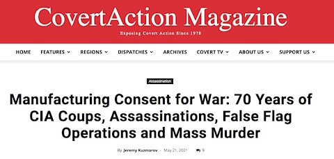 Manufacturing War - 70 Years of CIA Coups Assassinations False Flag Operations and Mass Murder
