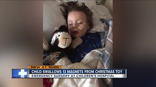 4-year-old loses parts of his colon, intestines after swallowing magnetic toys