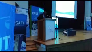 SOUTH AFRICA - Cape Town - ZACube-2 plenary - Leading South Africa's 4th industrial Revolution (video) (99V)