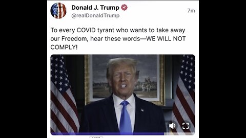 TRUMP ON FUTURE COVID RESTRICTIONS