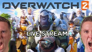 Full Squad OverWatch 2 - Tank - Let's Get Out of BRONZE