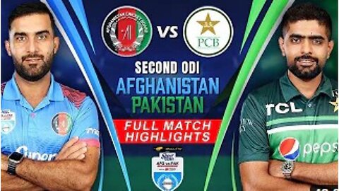 Afghanistan vs Pakistan Cricket Full Match Highlights (2nd ODI) _ Super Cola Cup _