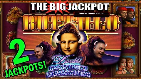 💎 Double Back 2 Back Jackpots 🐃 Buffalo & Davinci Diamonds High Limit Slots