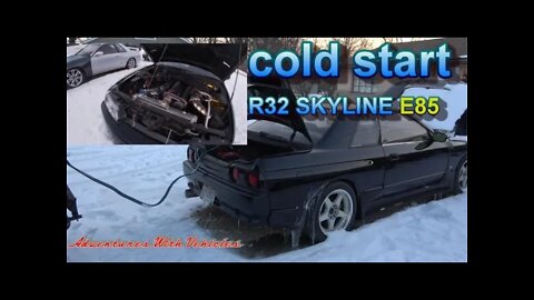 COLD START NISSAN R32 SKYLINE E85