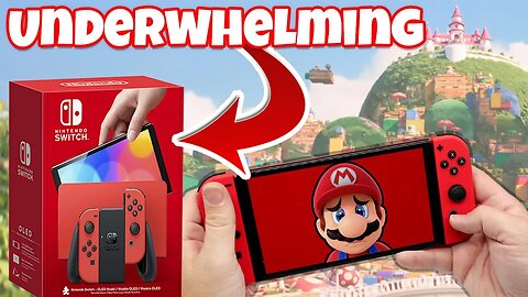 We Unbox & Set Up the Limited Edition Super Mario Nintendo Switch OLED