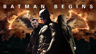 Becoming the Dark Knight- Batman Begins review(with clips)