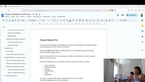 Shopify Foundations Certification - Module 2 - Shopify Markets Pro pt 2