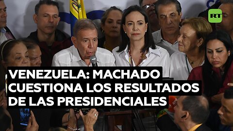 Opositora Machado cuestiona los resultados de las presidenciales venezolanas