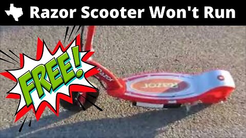 Replacing a Battery on a FREE Razor Scooter