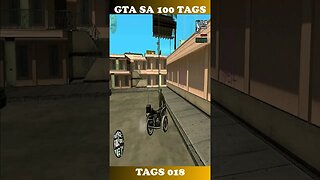 GTA SAN ANDREAS 100 tags TAG 018#shorts #semedissaum #pc