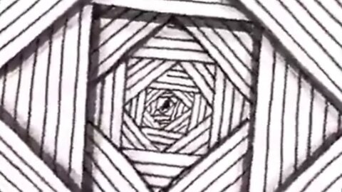 Psychedelic Quantum Layer Grid Drawing Art | SECRET SPACE TUBE 2.0