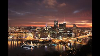 Daybreak Over the City Pittsburgh Calendar 2016