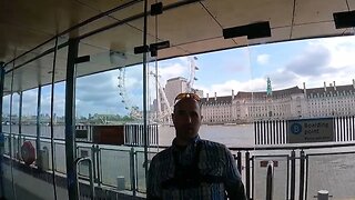 vlog on the river Thames. London GoPro 12th July 2023