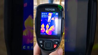 Trying to find an egg with my thermal camera @VEVOR