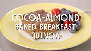 Cocoa Almond Baked Breakfast Quinoa For The Whole Family