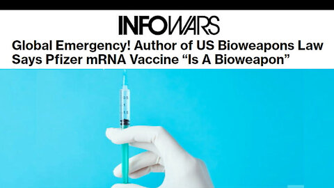 Dr. Francis Boyle: 'Bioweapon' mRNA Vaccines Violate Nuremburg Ruling Against Nazi Cruelty