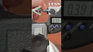 Measuring a cutting tool with a V-Anvil Micrometer