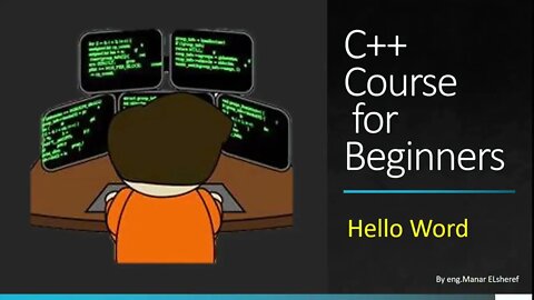 @C++ for beginners in Arabic (Hello World)