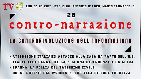 CONTRO-NARRAZIONE NR.20. Antonio Bianco, Mario Iannaccone