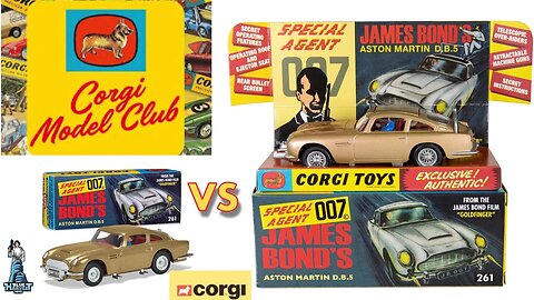 Corgi Club James Bond Aston Martin Comparison