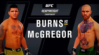 EA Sports UFC 4 Gameplay Conor McGregor vs Gilbert Burns
