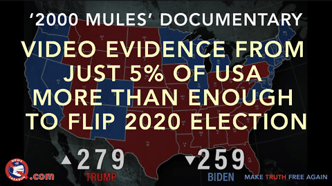 Numbers in ‘2000 Mules’ Video MORE Than Enough to Flip 2020 Election - SHARE EVERYWHERE